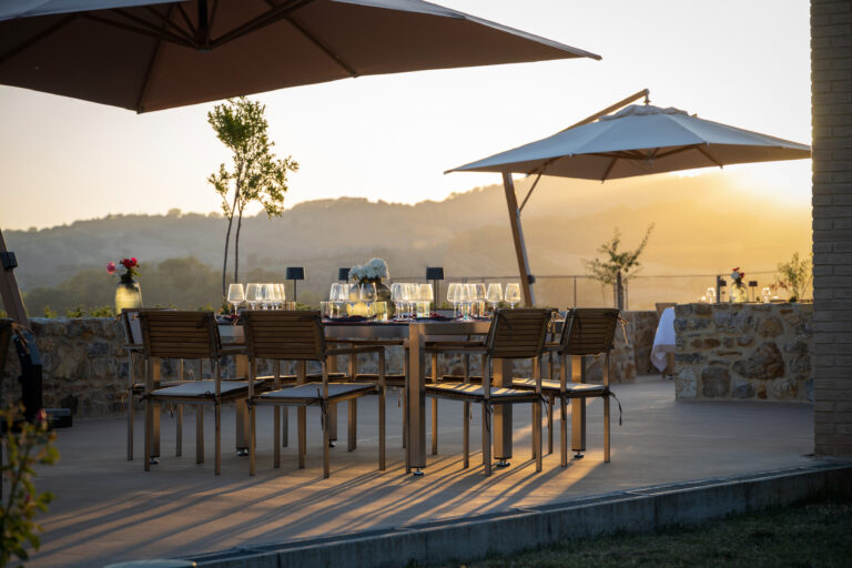 degustazione terrazza tramonto